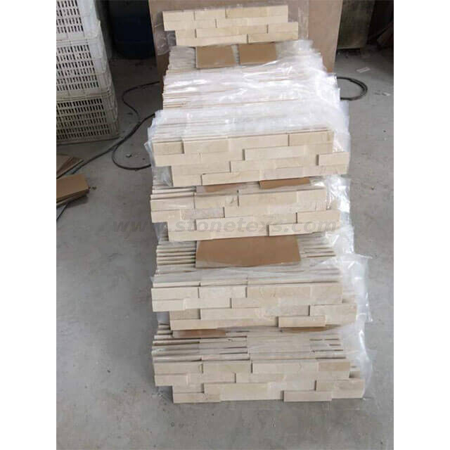 Crema Marfil 3D Stacked Stone Veneer